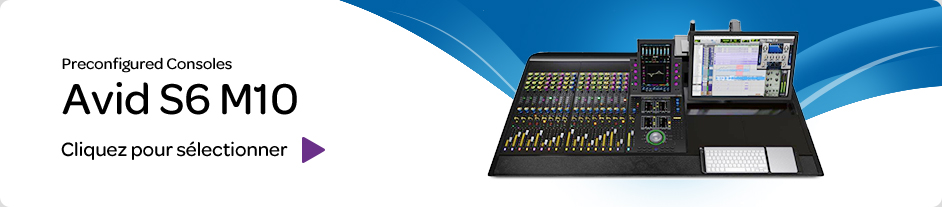 Preconfigured consoles - Avid S6 M10. Click to select