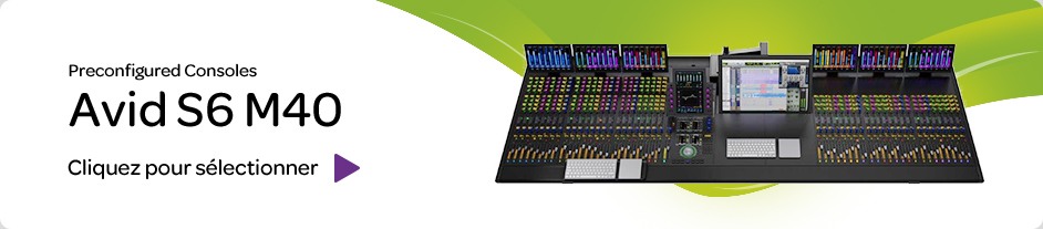 Preconfigured consoles - Avid S6 M40. Click to select