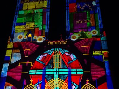 région-des-lumières-videlio-scenographie-mapping-video mapping vidéo région des lumières