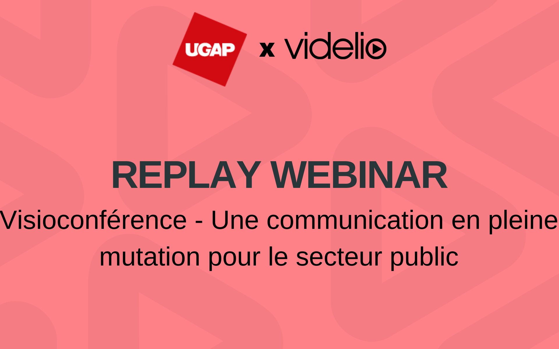 Webinar UGAP Visioconférence secteur public