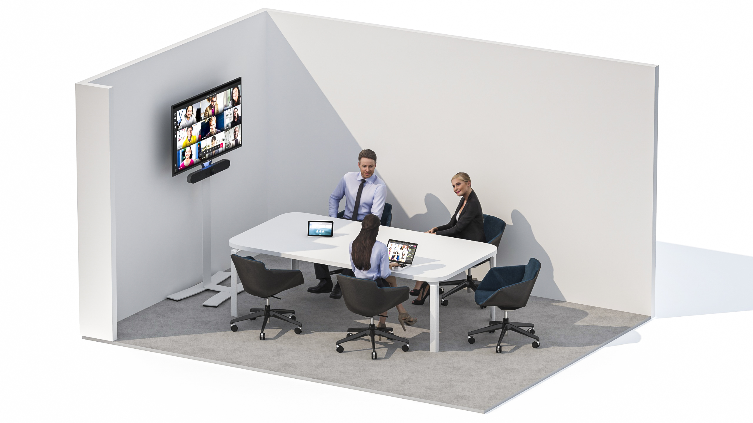Salle Logitech MTR 5P - Videlio Salle Logitech MTR 5P