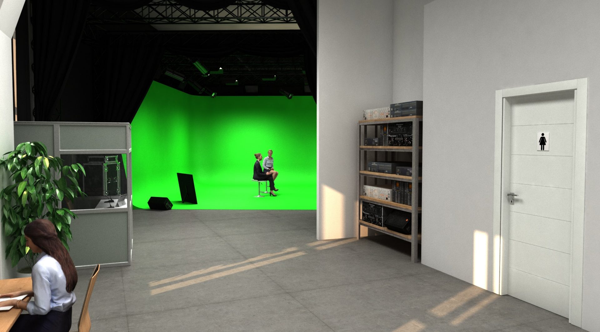 Le Showcase studio réalité augmentée plateau TV Videlio