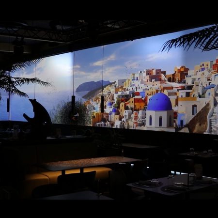 Illustration de l'expérience immersive créé par Videlio pour le restaurant Le Vol 128 - Domaine de la Résidence - 5