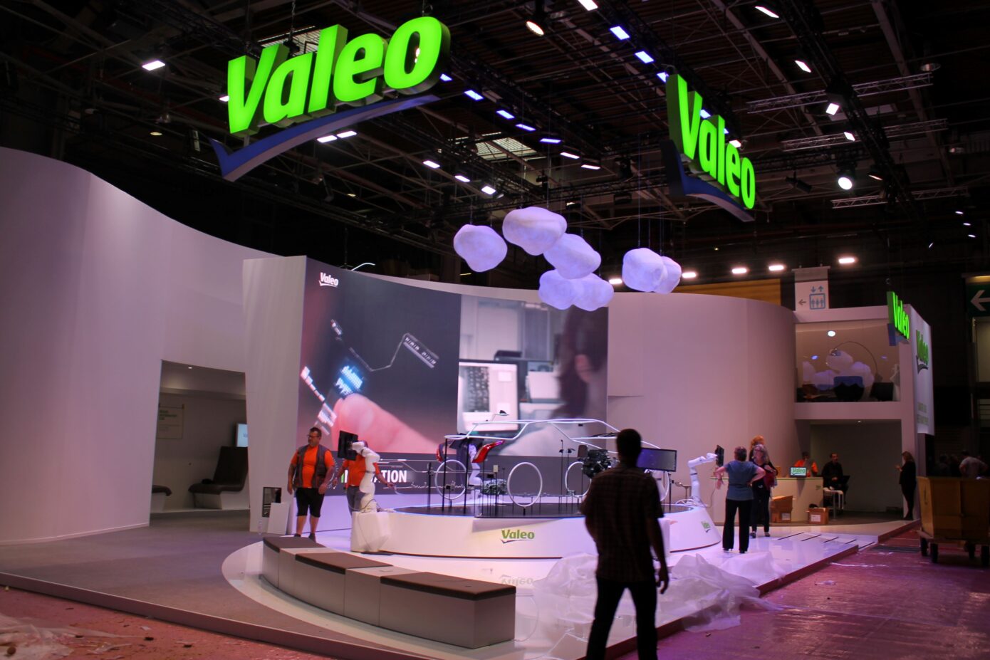 Illustration Ecran LED Auditoire Valéo Mondial De Lauto Illustration Ecran LED Auditoire Valéo Mondial De Lauto