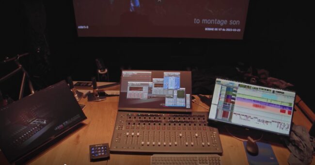 Illustration des solutions de post-production déployées par Videlio pour L'Usine A Silence - Technologie Avid - 2