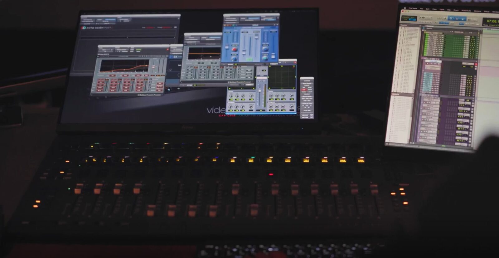 Illustration des solutions de post-production déployées par Videlio pour L'Usine A Silence - Technologie Avid - 1