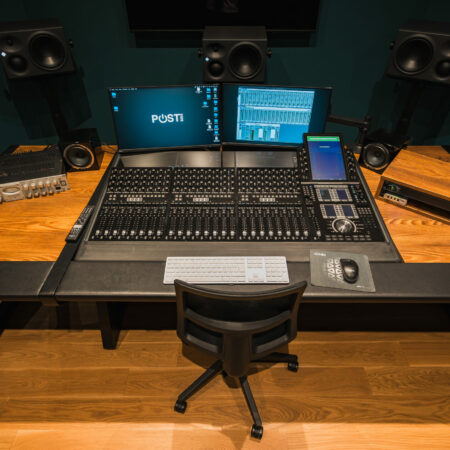 Illustration de l'infrastructure de post-production déployée par Videlio pour PostSide Post Production Postside Videlio - Mixage Etolonnage 3