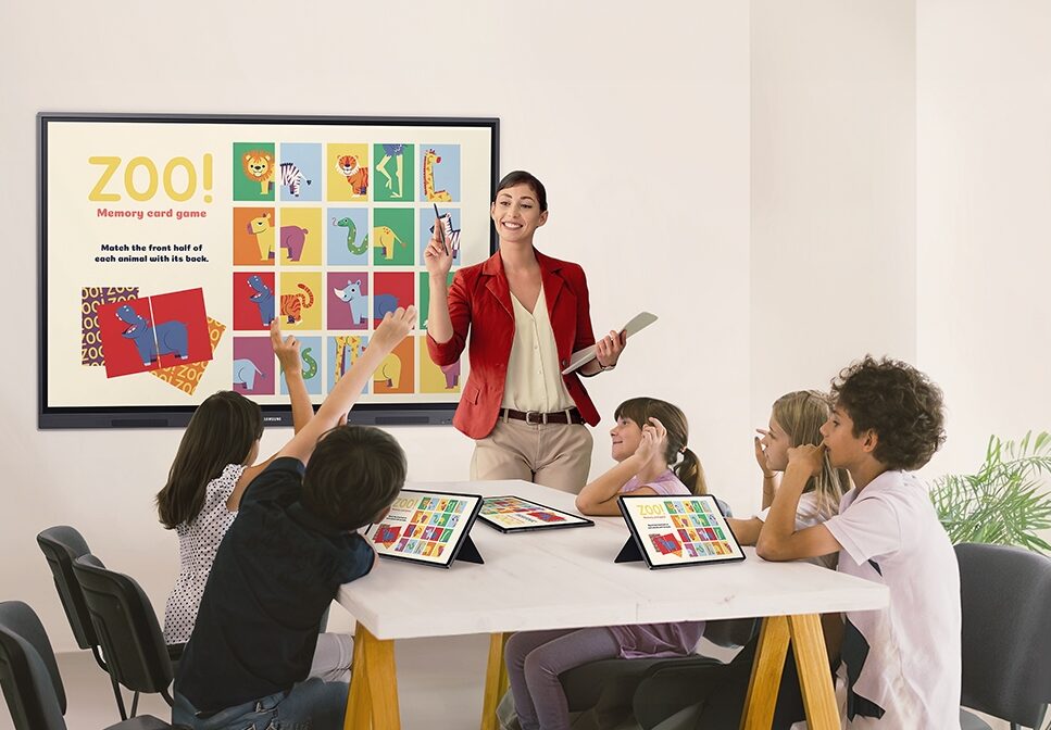 Illustration Samsung Wad Ecran Interactif Education Enseignement