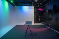 Illustration du studio audiovisuel flexible et modulable conçu par Videlio pour pour Warner Music France - 2