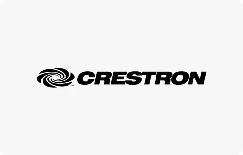 Logo de Crestron partenaire technologique de Videlio