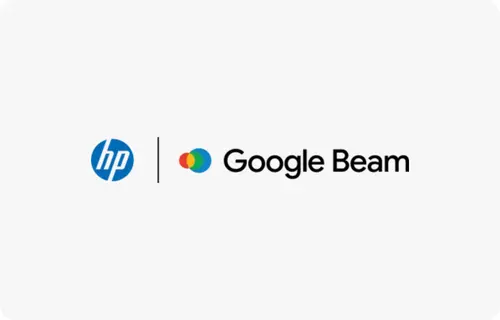 Logo de HP Dimension Avec Google Beam Partenaire Technologique de Videlio