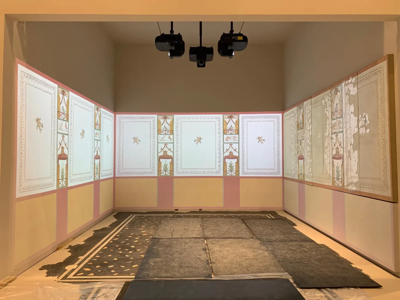Illustration Projection Video Narbo Via (2021) Videlio