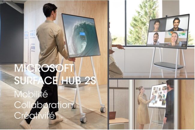 ILLUSTRATION MICROSOFT SURFACE HUB 2S SALLE DE REUNION