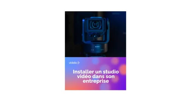 Illustration du guide sur l'installation d'un studio video en entreprise