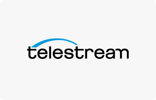 Logo de Telestream partenaire technologique de Videlio