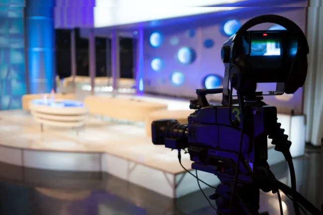 Brodcast Studio TV Camera