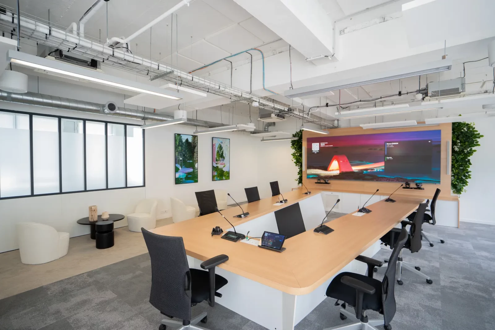 Salle Du Conseil équipée par les équipes de Videlio