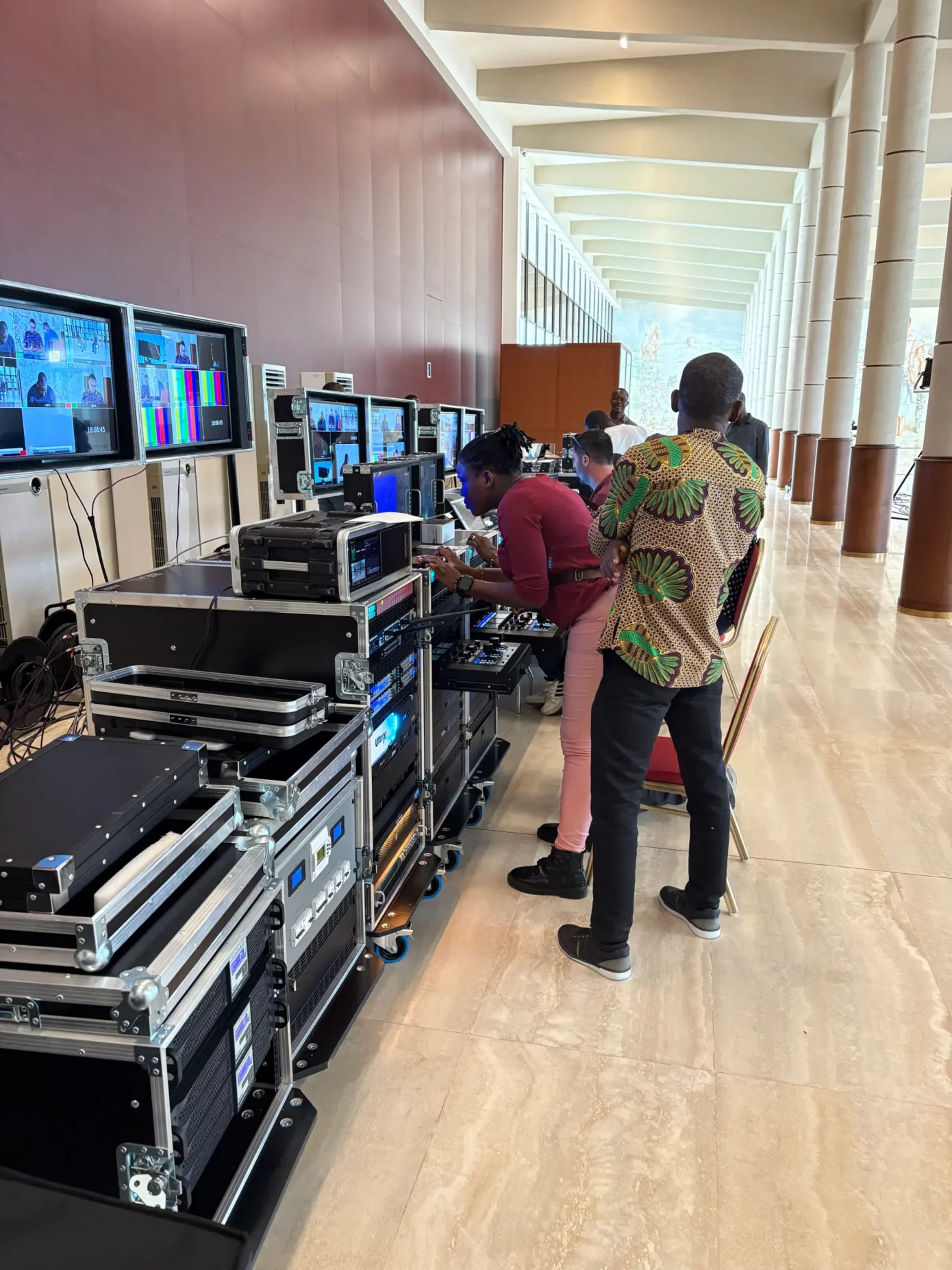 Videlio Preparation Regie Mobile Broadcast Benin 2025